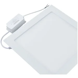 Kit 2 Painel Plafon Led 18w Quadrado Embutir Branco Frio Estrutura Branco-frio