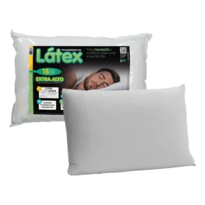 Travesseiro Latex Extra Alto 18cm Antiácaro Marcbrayn