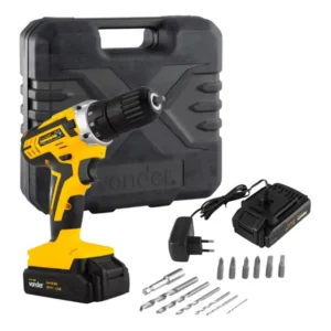 Parafusadeira E Furadeira Completa Pfv238 Vonder Cor Amarelo Frequência 50/60hz