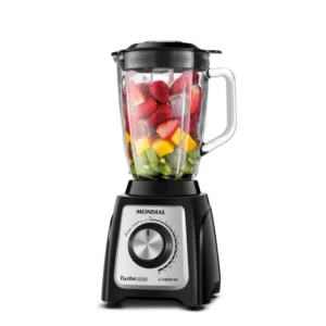Liquidificador Turbo Glass Jarra De Vidro L-1400-gi Mondial Preto 127v