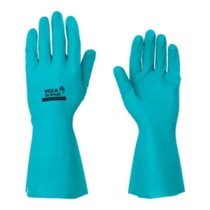 Luva Nitrílica Slim Sem Forro Volk Ca38975 Kit C/ 12 Pares Tamanho 9/g