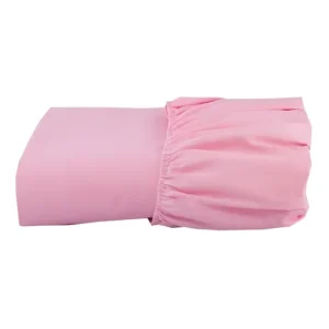 Lençol Solteiro Avulso Percal 200 Fios Rosa Elástico 1,88m x 0,78m Enxovais Jp