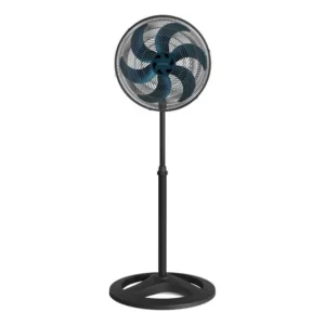 Ventilador Coluna Azul 40cm Pedestal Turbo Ventisol Cor da estrutura Preto