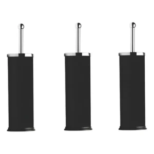 Kit 3 Escova De Limpar Vaso Sanitário Privada Banheiro Inox