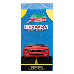 Bloco De Espuma / Esponja Multiuso Azul Esponca 210x110x60mm