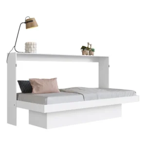 Cama Artic. Horizon Solteiro C/estacao De Trabalho 90 Branco