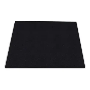 Tapete Capacho De Vinil Liso 60 X 40 Cm Cor Preto