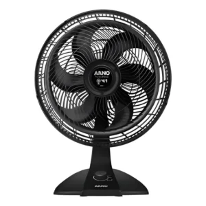 Ventilador De Mesa E Parede Arno Turbo Force Com 6 Pás Vf42 Estrutura Preto Pás Preto Diâmetro 40 Cm Material Das Pás Plástico