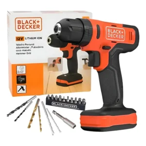 Parafusadeira Furadeira Impacto 3/8 Bcd712vhd Black Decker - Laranja - 60