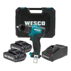 Parafusadeira Furadeira Impacto Wesco Ws2425k2 18v Brushless Azul