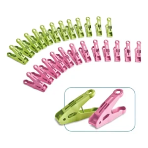 48 Plastic Clothesline Fasteners Reinforced Nailer Assorted