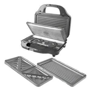 Grill Sanduicheira Limpa Fácil Philco Chapas Removíveis 900w Preto 220v