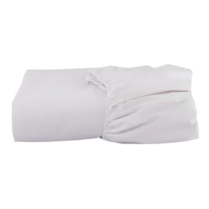 Lençol com Elástico Solteiro 200 Fios 100% Algodão Branco Enxovais JP