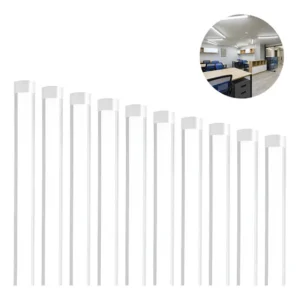 Kit 10 Luminária LED Linear 120cm 36W Branco Frio Para Teto Interior IP20