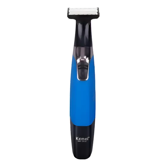 Barbeador Kemei Km-1910 Cor Azul