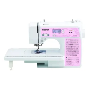 Máquina De Costura Brother Sq9100 = Qb9110 Branco/rosa 127/220v