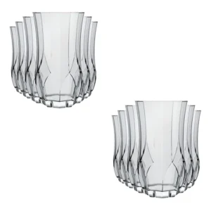 Jogo 12 Copos Vidro Long Drink 360ml Opera Nadir Transparente