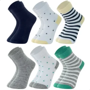 Kit 06 Pares Meias Menino Mash Bebê Infantil Algodão Confort
