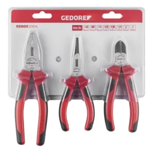 Jogo De Alicates, 3 Peças Gedore Red R28001004