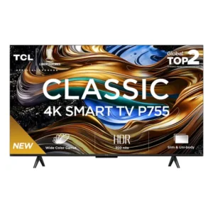 TCL Classic 4K Smart Tv 65P755 Google Tv Dolby Preto