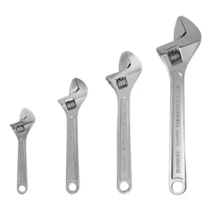 Kit Chave Inglesa Ajustável 6 8 10 12 Polegadas Tramontina