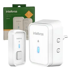 Campainha Sem Fio Cib 101 Intelbras Alcance Até 100 Metros
