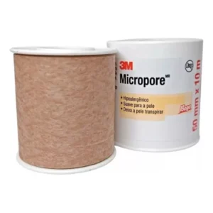 Fita Micropore Bege Hipoalergenica 3m 50mmx10m