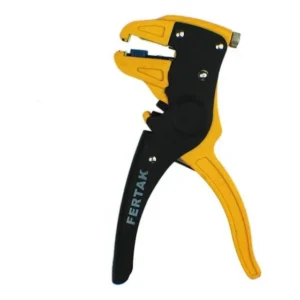 Alicate Fertak Decapador Ajustável Para Fios 0.2-6mm Amarelo e Preto