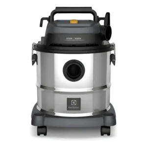 Aspirador água pó Electrolux função sopro compacto liquidos quimicos inox 1800W 20L total 15L util protetor termico GT20i