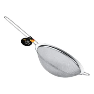 Peneira Inox Malha Fina 12cm Para Cozinha