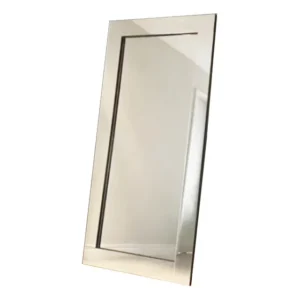 Demoglass Espelho Grande Decorativo De Chão Slim Clean 180x80cm com Moldura Espelhada