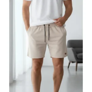 Bermuda Shorts Masculina Curta Casual Moletinho