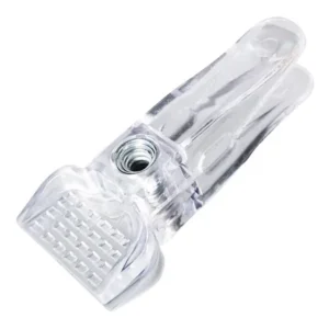 30 Presilhas Acrílico Cristal Transparente Para Cabides