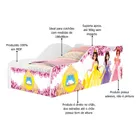 Cama Infantil Solteiro Montessori Carro Ceci Decor MDF Cor Princesas - Imagem 3