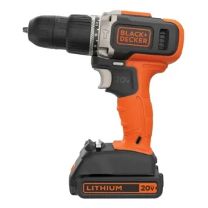 Parafusadeira E Furadeira Black Decker Bck21s1s Bivolt Preto/laranja