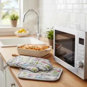 Luva Térmica Descanso Suporte Panela Kit De Cozinha Pegador Estampados Sortidos