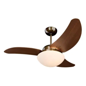 Ventilador de Teto Tron Solano 3 Pás Cobre Silencioso 130W