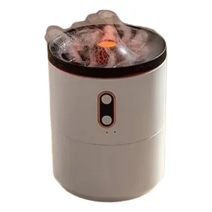 Difusor De Aromas E Umidificador 450ml Vulcão - Luatek Branco 127/220v