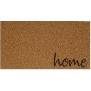 Tapete Capacho Vinil Terral 75x40 Home Bege 1.0 Comprimento 75 cm Cor Marrom Largura 40 cm