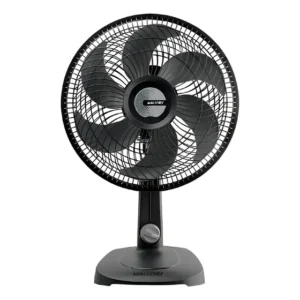 Ventilador De Mesa Mallory 30cm Silencioso Grade Removível Cor Preto Voltagem