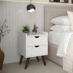 Kit 2 Criado Mudor Mesa De Cabeceira Charme Varias Cores