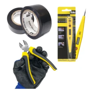 Kit Elétrico Básico (alicate, Chave Teste, Fita Isolante)
