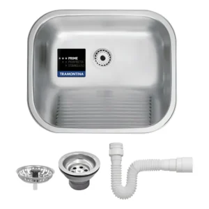 Tanque Tramontina Hera 34l Inox Acetinado 50x40 +valv+sifão