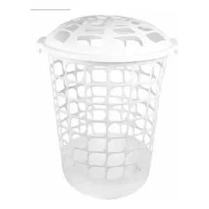 Cesto Para Roupas 57l Telado Sortido 2876 / Un / Plasutil Cor Branco Liso