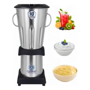 Liquidificador 10 Litros 800w Industrial Baixa Rotação Cor Aço Inoxidável