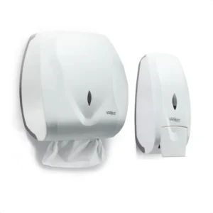 Dispenser Premisse Porta Toalha e Sabonete Líquido Parede Branco