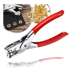 Kit Alicate Fixador Aplicador Prensador + 100 Ilhós Couro