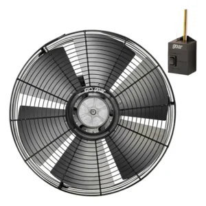 Exaustor Industrial Axial 40cm Preto Trif 1/2 Ep40t4 Goar 220/380v