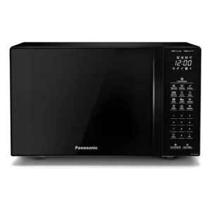 Microondas Panasonic Black Glass 34l Nnst66 Dupla Refeição