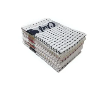 Pano De Prato Copa Atoalhado Felpudo 42x63 Cm Com 6 Peças